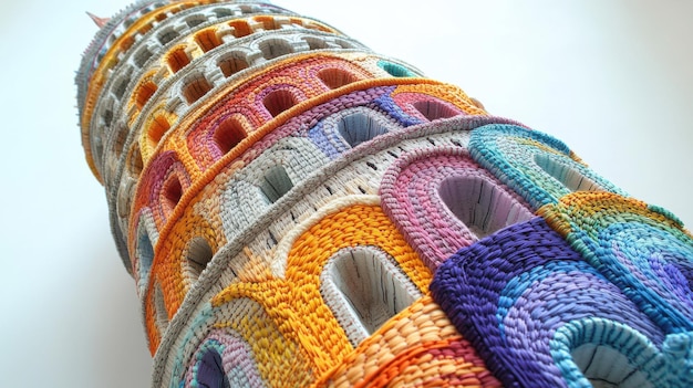 Broderie lucrată manual, detaliu colorat